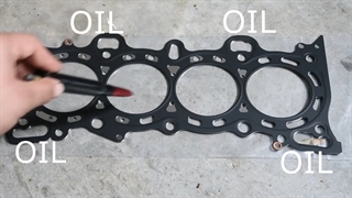 نواحی مختلف واشر سر سیلندر