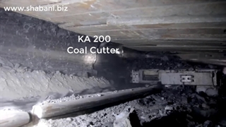 دستگاه استخراج زغالسنگ KA200  در معدن