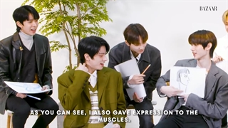 بهترین آرتیست انهایپن کیه ؟ "چالش کشیدن پرتره اعضا" ( زیرنویس فارسی )