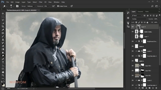 آموزش ترکیب عکس ( فتومونتاژ ) | آموزش ساخت پوستر حرفه ای در فتوشاپ - ویدیو 13