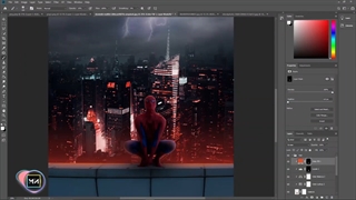 آموزش ترکیب عکس ( فتومونتاژ ) | آموزش ساخت پوستر حرفه ای در فتوشاپ - ویدیو 16