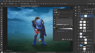 آموزش ترکیب عکس ( فتومونتاژ ) | آموزش ساخت پوستر حرفه ای در فتوشاپ - ویدیو 18