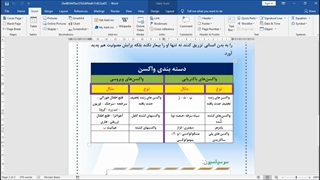 آموزش نرم‌افزار Word (جلسه هفتم) - پایه دهم