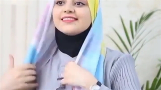 آموزش بستن شال ساده