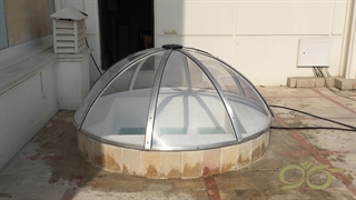 گنبد پلی کربنات فرشته - طراحی و ساخت : کاژه