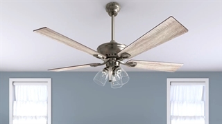 ویدئوی پنکه سقفی لوستردار جذاب