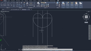 ترسیم قوس کلیل در اتوکد