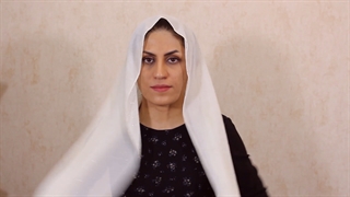 نحوه بستن شال عربی