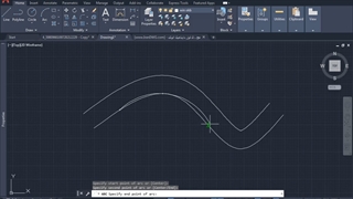 با این ترفند تو اتوکد نوشته هاتو منحنی کن