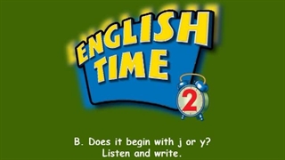 English Time 2 Run 3 Unit 1 Phonics Time B