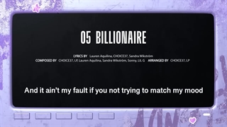 لیریک آهنگ Billionaire از BabyMonster