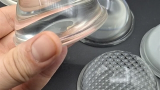 لنز شیشه ای محدب کوژ تخت قطر 76 الی 78 میلیمتر با 4 نوع ارتفاع