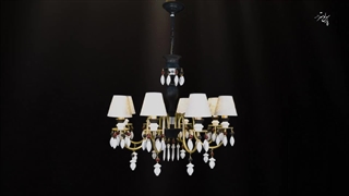 لوستر سرامیکی برنزی پارس لوستر فراهانی