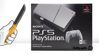 آنباکس پلی استیشن 5 اسلیم دیجیتال نسخه 30 سالگی